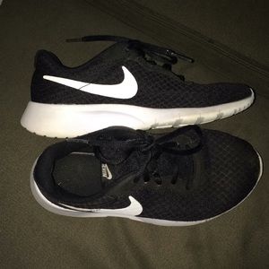Black and White Nike Sneakers